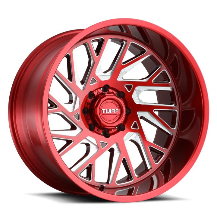 Felga aluminiowa T4B Candy Red W/ Milled Spoke TUFF
