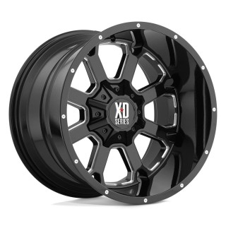 Felga aluminiowa XD825 BUCK 25 Gloss Black Milled XD SERIES