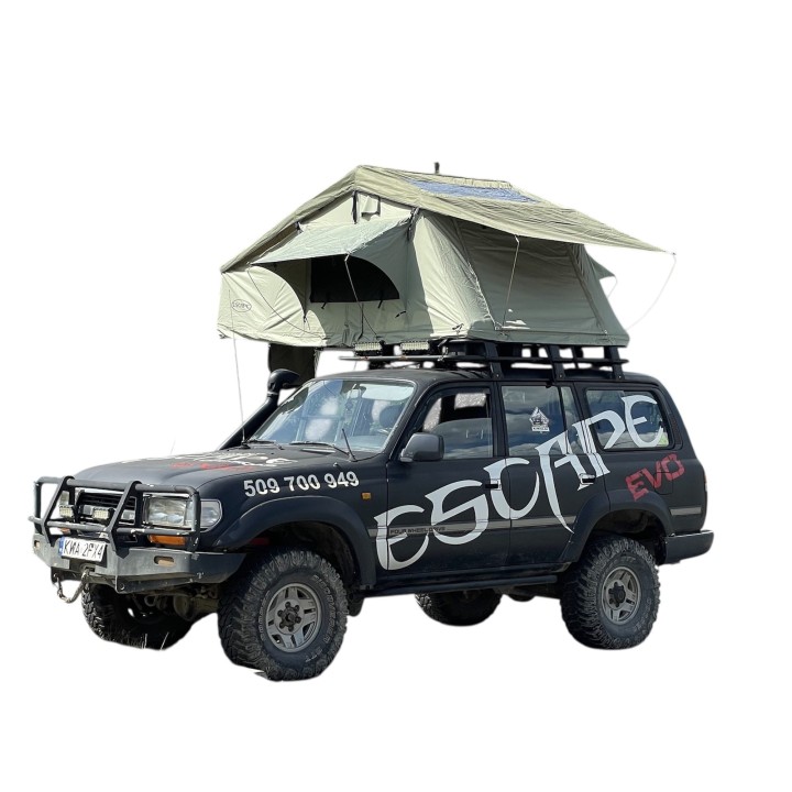 Namiot dachowy Escape ALASKA 140 cm LONG zielony | Szekla4x4