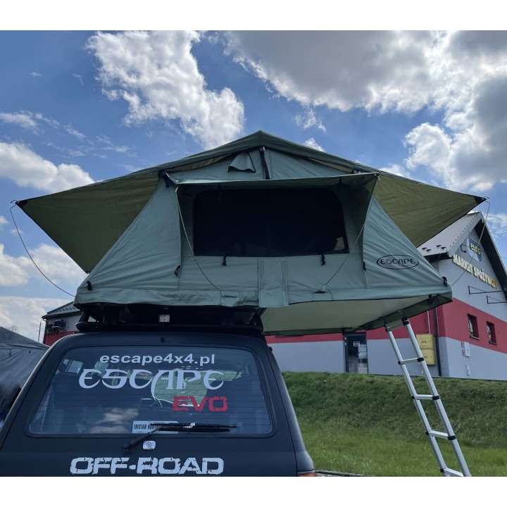 Escape ALASKA 190 cm zielony – namiot dachowy | Szekla4x4