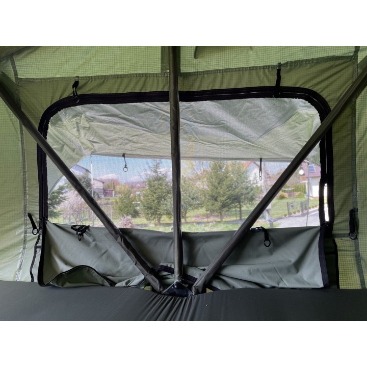 Escape ALASKA 190 cm zielony – namiot dachowy | Szekla4x4
