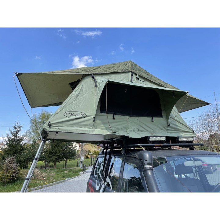 Escape ALASKA 190 cm zielony – namiot dachowy | Szekla4x4