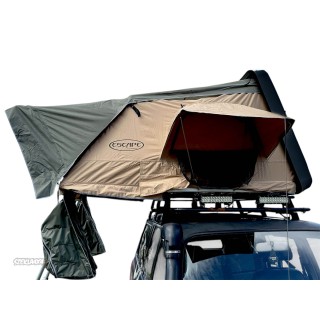 Namiot dachowy Escape VARIO 160 cm piaskowy, czarna pokrywa