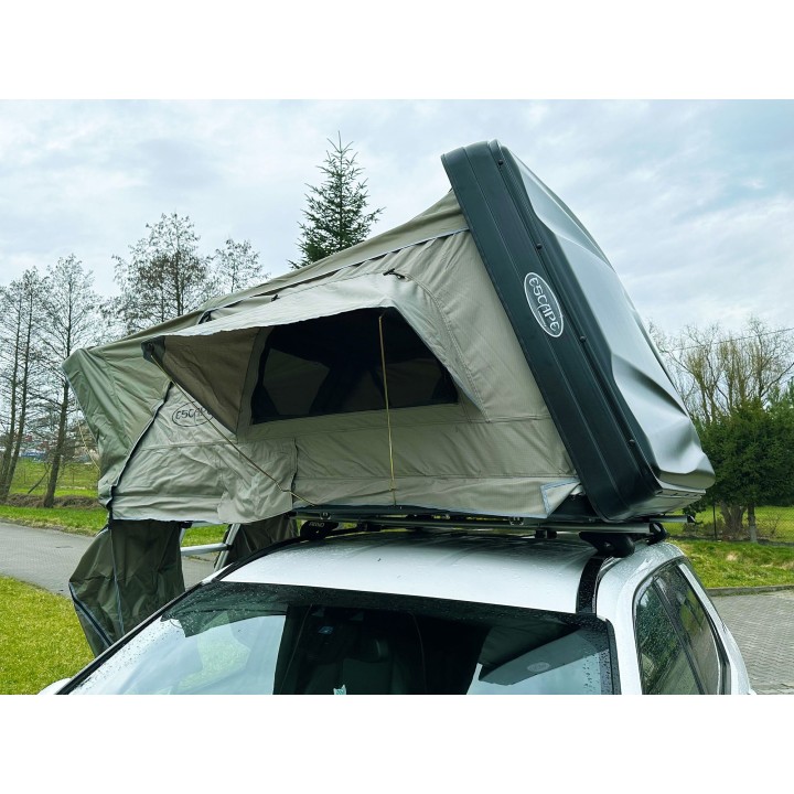 Namiot dachowy Escape VARIO 160 cm piaskowy, czarna pokrywa