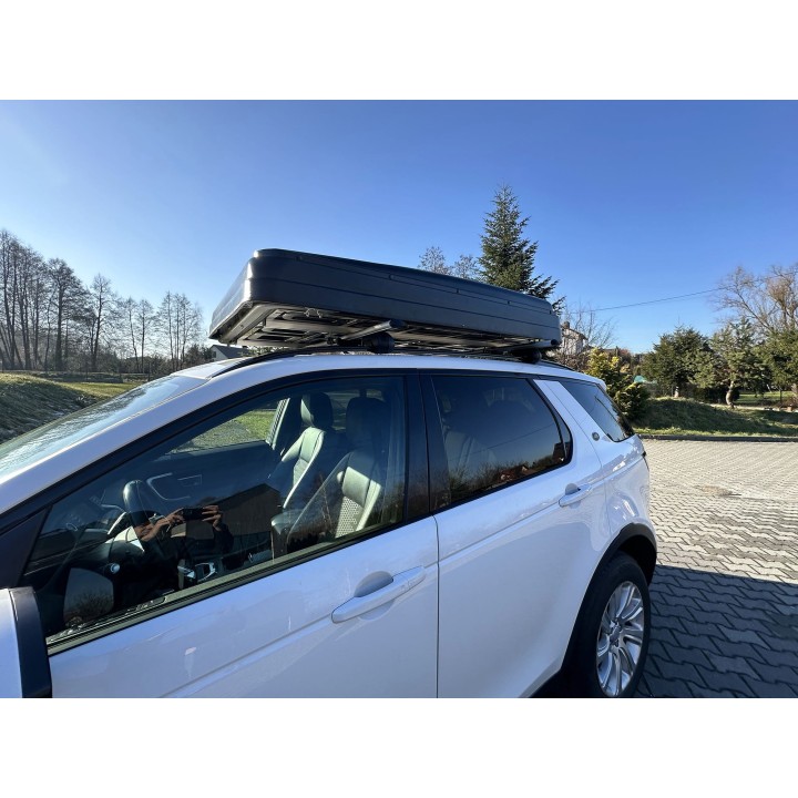Escape VARIO 160 cm piaskowy, biała pokrywa – namiot dachowy