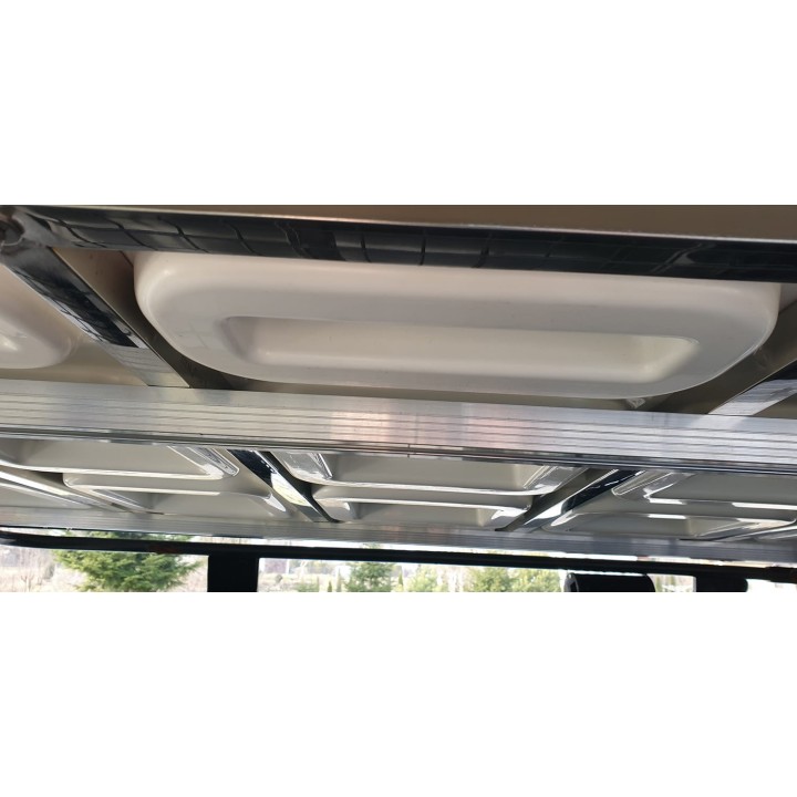 Escape VARIO 160 cm piaskowy, biała pokrywa – namiot dachowy