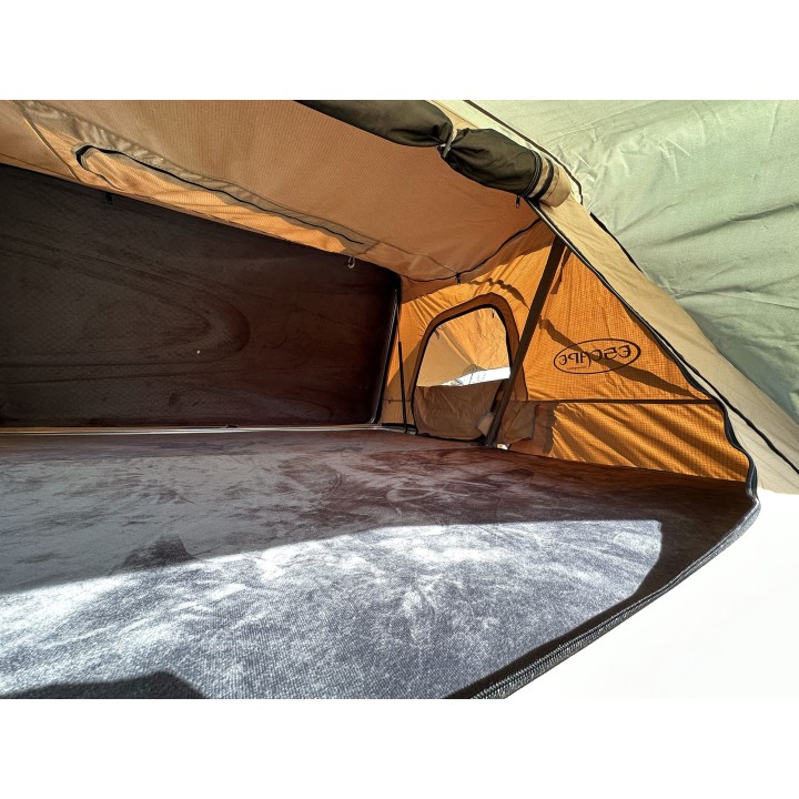 Escape VARIO 160 cm piaskowy, biała pokrywa – namiot dachowy