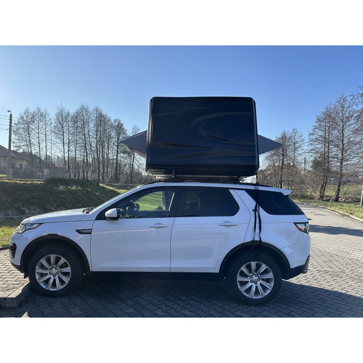 Escape VARIO 210 cm piaskowy, biała pokrywa – namiot dachowy
