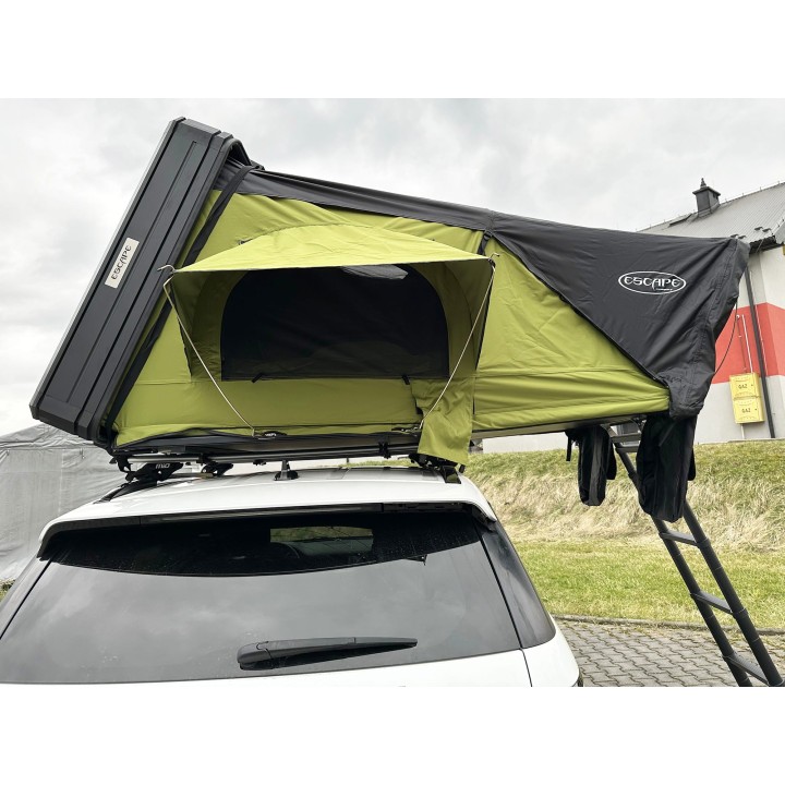 Escape VIGO 160 cm zielony – namiot dachowy | Szekla4x4