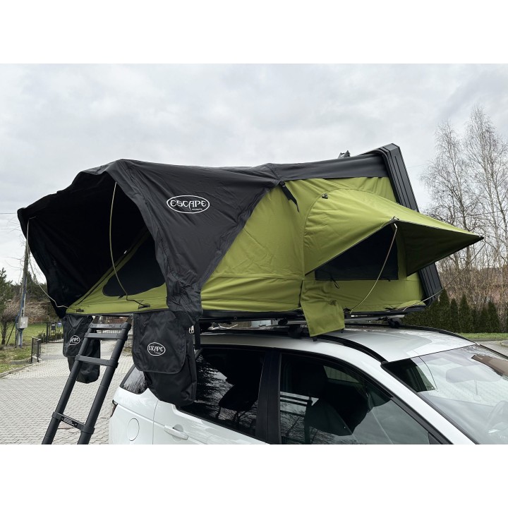 Escape VIGO 190 cm zielony – namiot dachowy | Szekla4x4