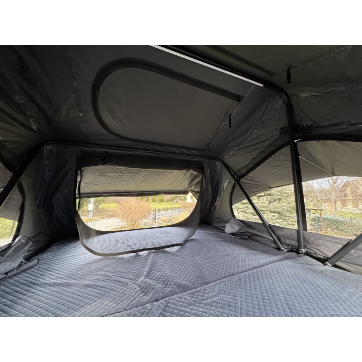 Escape HYBRID 190 cm zielony – namiot dachowy | Szekla4x4