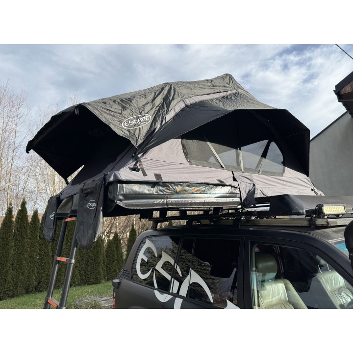 Escape HYBRID 190 cm szary – namiot dachowy | Szekla4x4