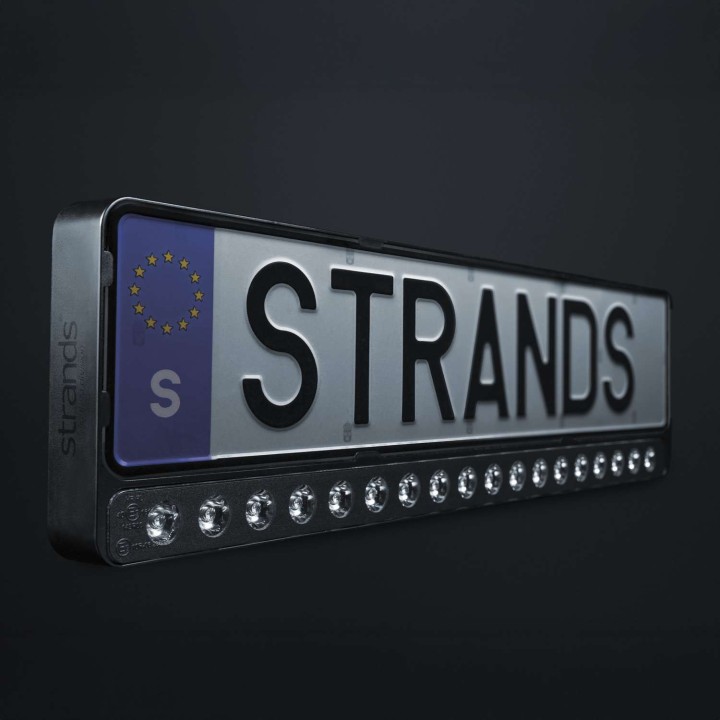 Ramka tablicy LED Strands NUUK E-LINE BLACK 20″ - Kategoria: Panele LED