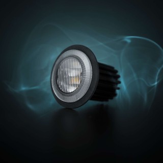 Dark Knight Gloria LED Warning Light – Clear Lens | 21 Patterns, IP69K, ECE R65 Class 2