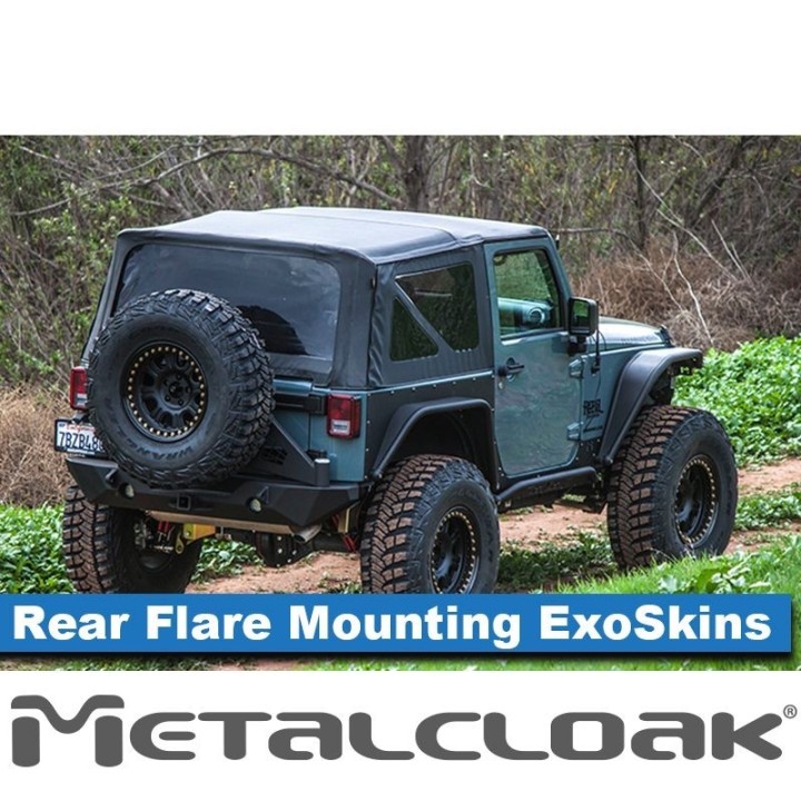 MetalCloak Overline ExoSkin tylnych nadkoli Jeep JK 2-door