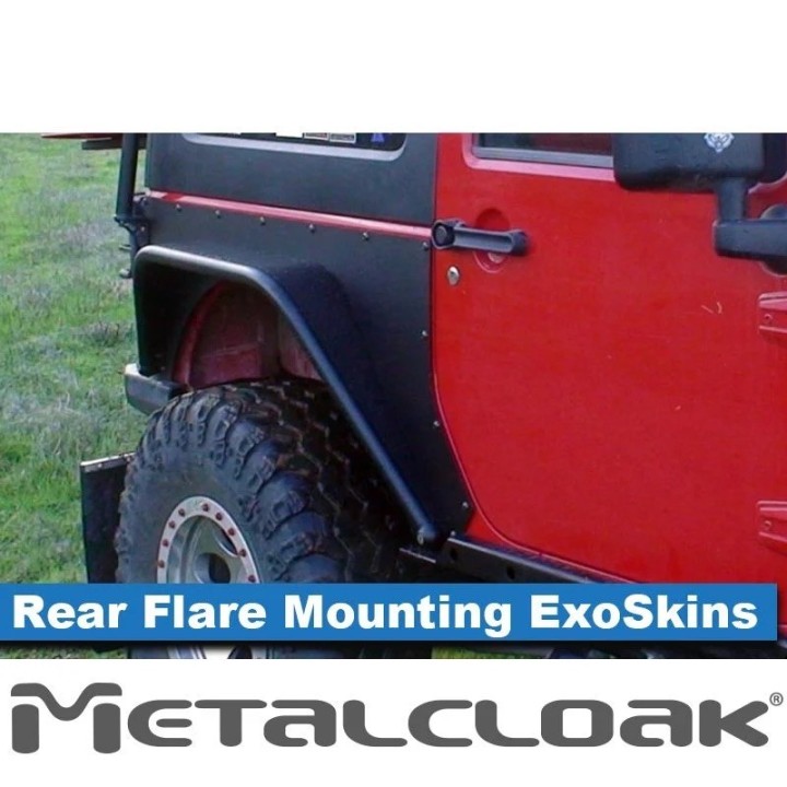 MetalCloak Overline ExoSkin tylnych nadkoli Jeep JK 2-door