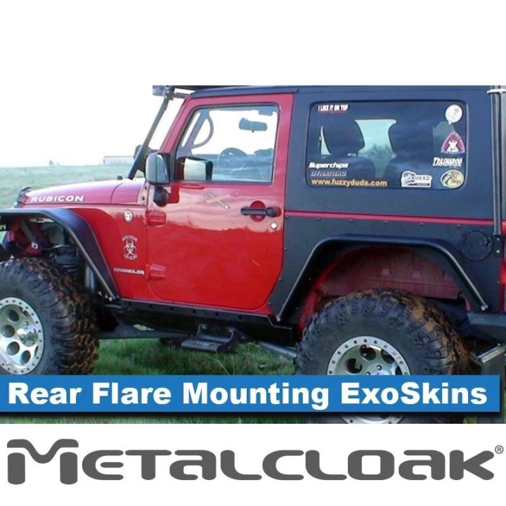 MetalCloak Overline ExoSkin tylnych nadkoli Jeep JK 2-door