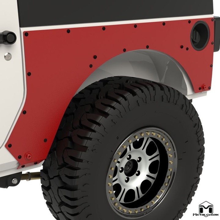 MetalCloak Overline ExoSkin tylnych nadkoli Jeep JK 2-door