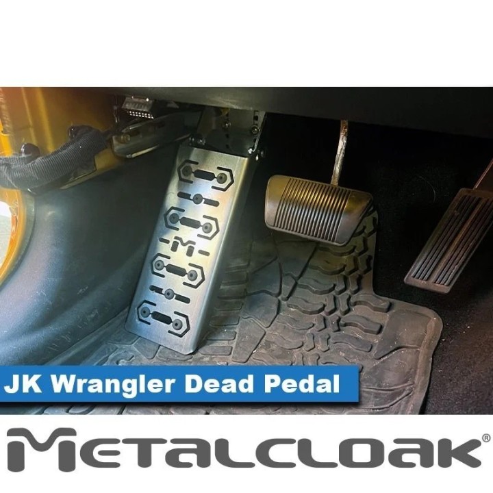 MetalCloak Dead Pedal – podnóżek Jeep Wrangler JK