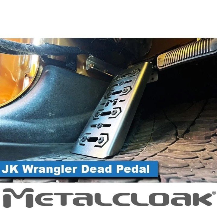 MetalCloak Dead Pedal – podnóżek Jeep Wrangler JK
