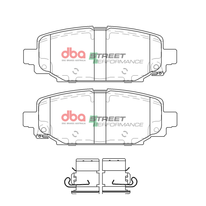 DBA DB15125SP – Klocki hamulcowe Street Performance do Jeep Wrangler JL
