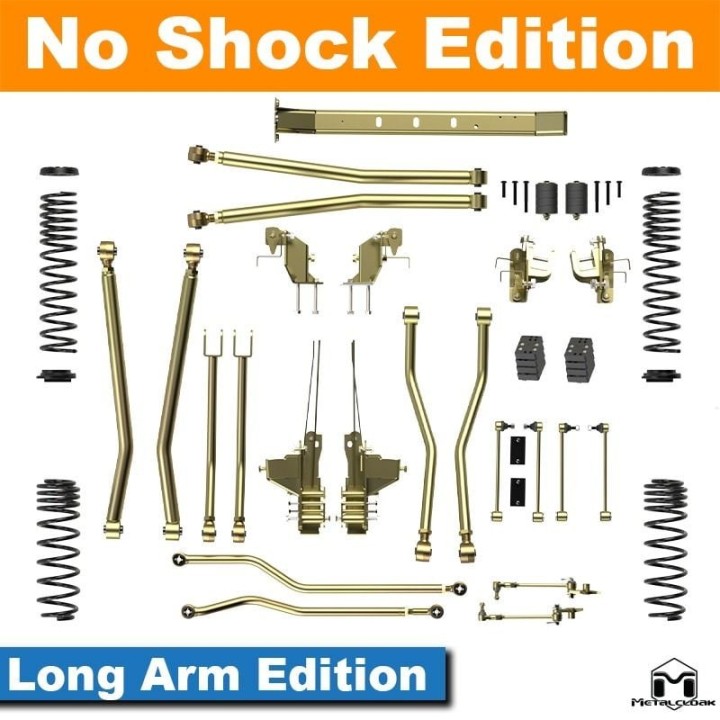 MetalCloak JL Wrangler 3.5" Long-Arm 4-Link – Zawieszenie