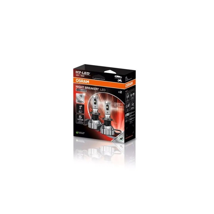 Żarówki LED NIGHT BREAKER LED SMART H7 16W12V PX26D Komplet OSRAM - ujęcie 2