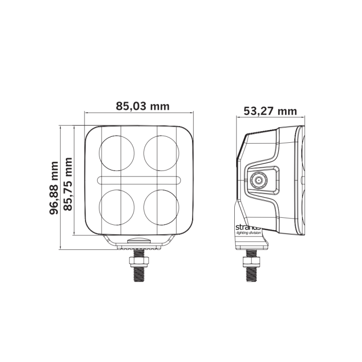 NUUK D-LINE QB Driving Light 3″ – Kompaktowa lampa LED | Szekla4x4