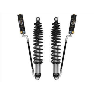 Para Amortyzatorów Coilover ICON 2.5 CDXS z Zewnętrznymi Zbiornikami Lift 1,25-3'' Ford Bronco, Sprężyny HD. Tył