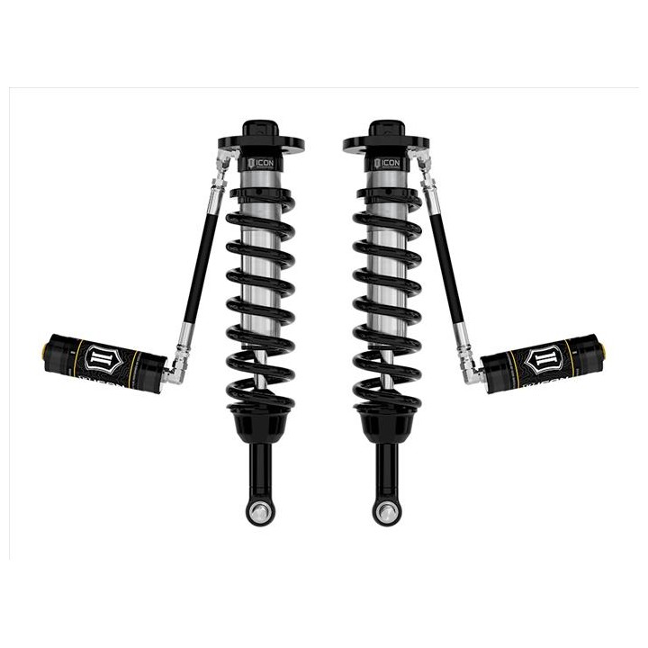 Para Amortyzatorów Coilover ICON 2.5 VS z Zewnętrznymi Zbiornikami Lift 2,75-3,5'', Ford F150 4WD 2021-2023, Przód