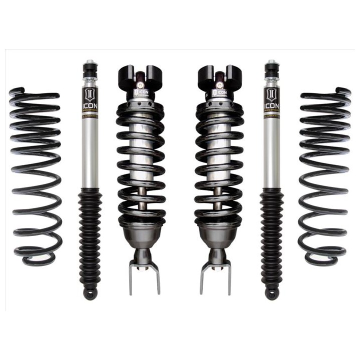 Zestaw Zawieszenia ICON Lift 0-1.5'' Stage 2, Wahacze Rurowe Ram 1500 od 2019