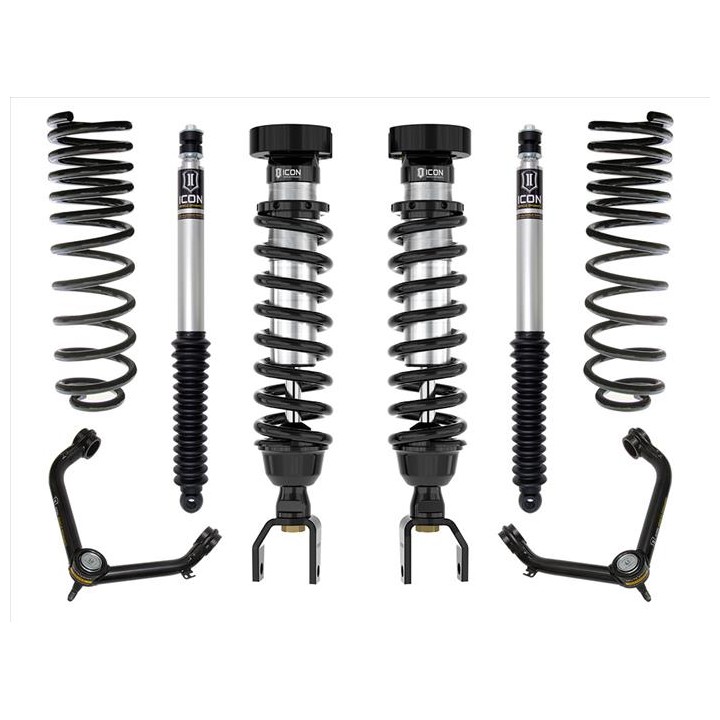 Zestaw Zawieszenia ICON Lift 2-3'' Stage 2, Wahacze Rurowe Ram 1500 2019-2023