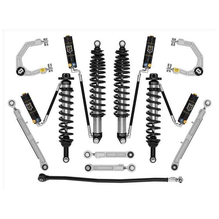 Zestaw Zawieszenia ICON Ford Bronco 3-4'' Lift, Stage 7 CDXS, Billet (bez pakietu Sasquatch)
