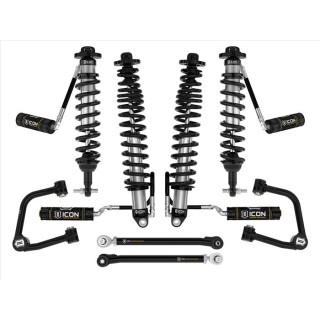 Zestaw Zawieszenia ICON Ford Bronco 2-3'' Lift, Stage 5, Rurowe Wahacze, Sprężyny HD (z pakietem Sasquatch)
