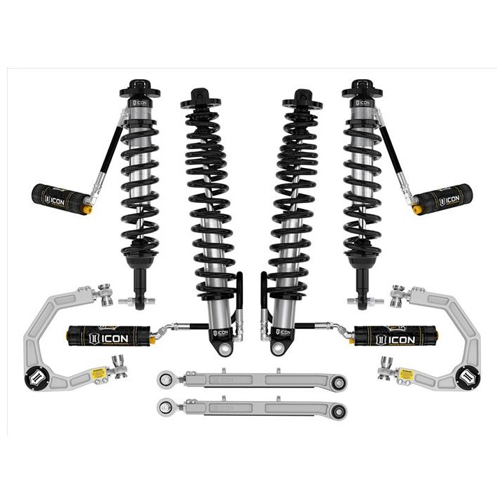 Zestaw Zawieszenia ICON Ford Bronco 2-3'' Lift, Stage 6, Billet (z pakietem Sasquatch)