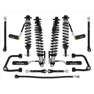 Zestaw Zawieszenia ICON Ford Bronco 2-3'' Lift, Stage 7, Rurowe Wahacze, Sprężyny HD (z pakietem Sasquatch)