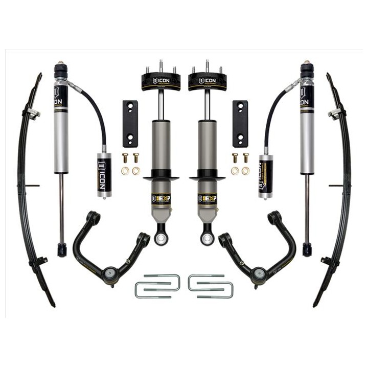 Zestaw Zawieszenia ICON EXP Lift 0-2'' Stage 3, Wahacze Rurowe Tacoma 05-23