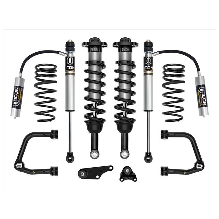 Zestaw Zawieszenia ICON 1.25-3'' Lift, Stage 3 Wahacze Rurowe, Sprężyny Progresywne Toyota Tacoma 2024