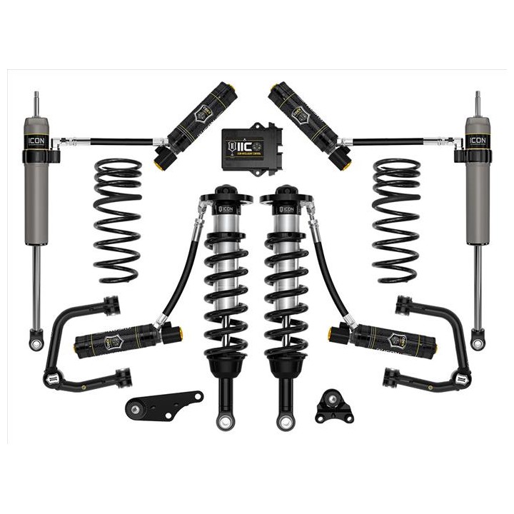 Zestaw Zawieszenia ICON 1.25-3'' Lift, Stage 6 Wahacze Rurowe, Sprężyny Progresywne Toyota Tacoma 2024