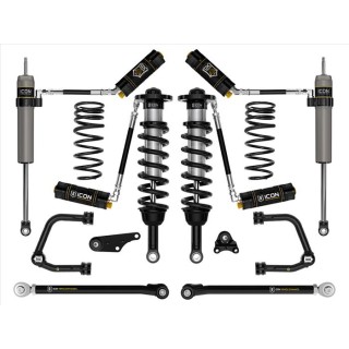 Zestaw Zawieszenia ICON 1.25-3'' Lift, Stage 8 Wahacze Rurowe, Sprężyny Progresywne Toyota Tacoma 2024