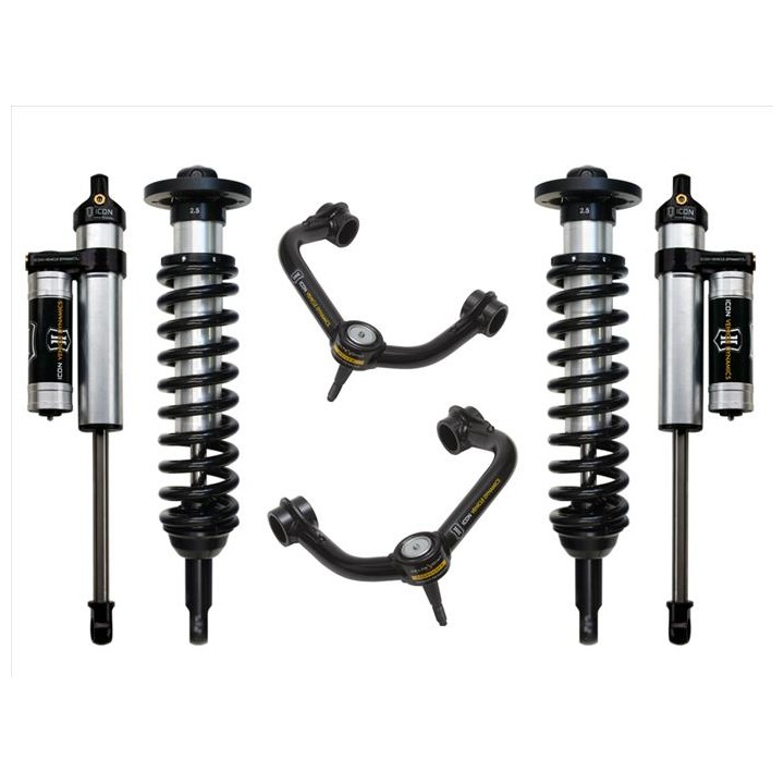 Zestaw Zawieszenia ICON 0-2.63'' Lift, Stage 3, Wahacze Rurowe, F-150 4WD 2009-2014