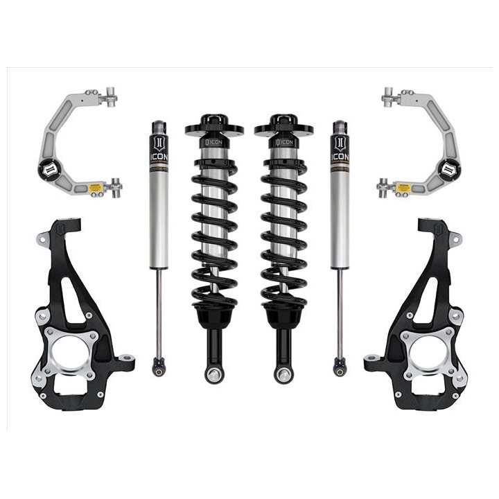 Zestaw Zawieszenia ICON 3,5-4,5'' Lift, Stage 1, Billet F-150 4WD 2021-2023