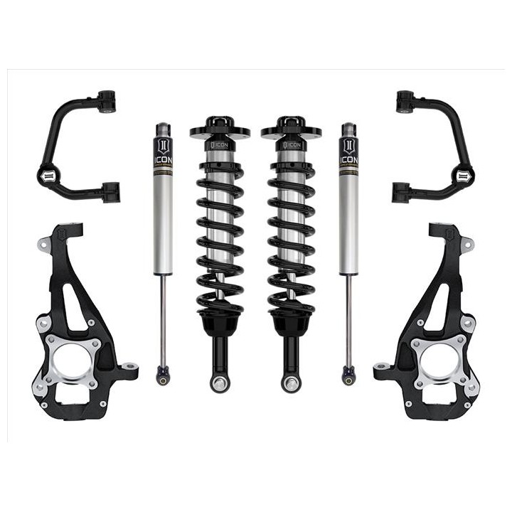 Zestaw Zawieszenia ICON 3,5-4,5'' Lift, Stage 1, Wahacze Rurowe F-150 4WD 2021-2023