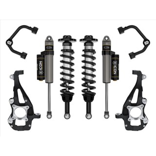 Zestaw Zawieszenia ICON 3,5-4,5'' Lift, Stage 2, Wahacze Rurowe F-150 4WD 2021-2023