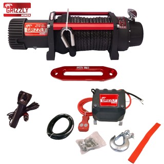 Wyciągarka Grizzly Winch 9500LBS 150:1 Lina Syntetyczna