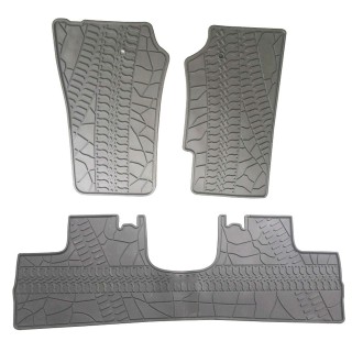 Zestaw dywaników gumowych Jeep Wrangler 2007-2013 JKU 4d