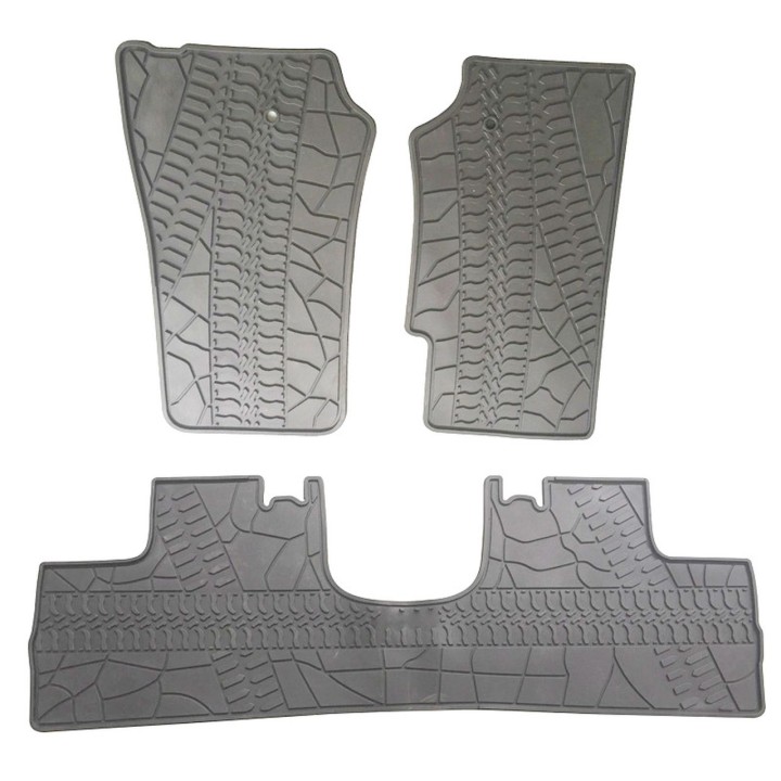 Zestaw dywaników gumowych Jeep Wrangler 2007-2013 JKU 4d