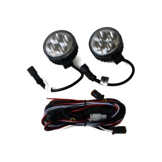Zestaw 2 okrągłych lamp LED 24W 8,3cm