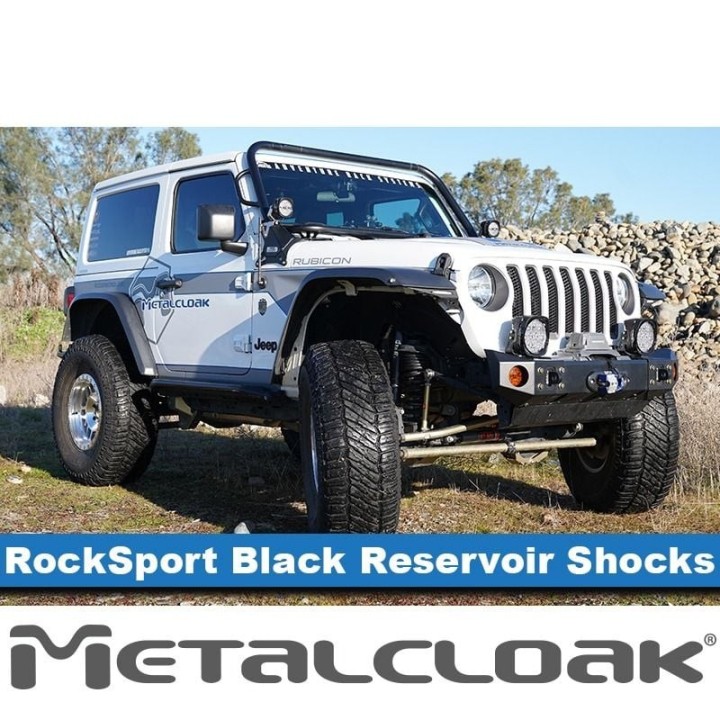 Komplet amortyzatorów RockSport BLACK 2,5–3,5″ – Jeep Wrangler JL / Gladiator