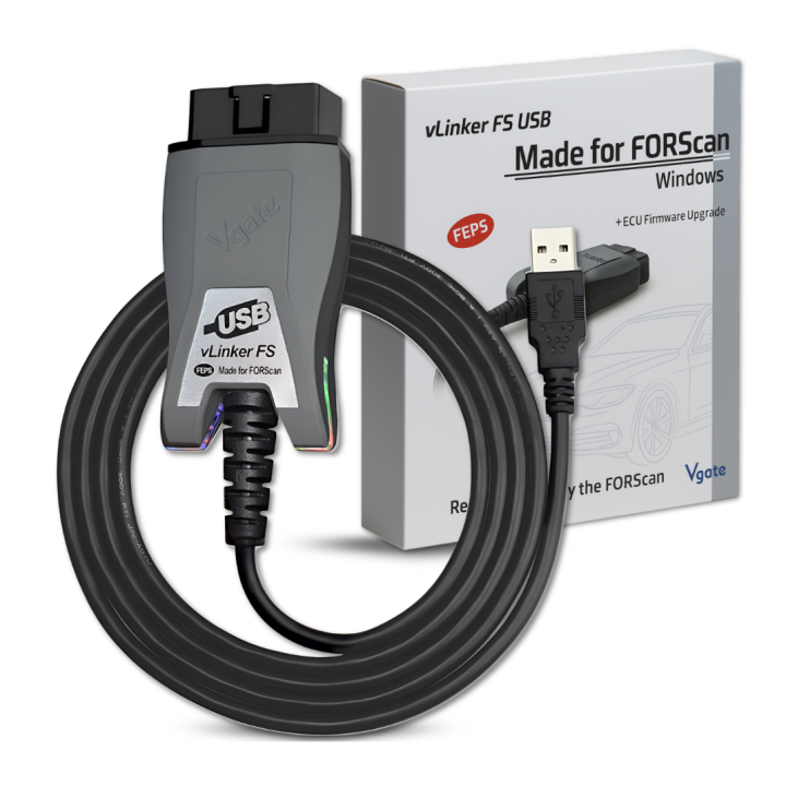 Vgate vLinker FS USB – Profesjonalny interfejs diagnostyczny FORScan Ford